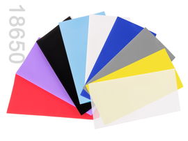 Rurki termokurczliwe z PCV  18.12 mm x 70 mm, koszulki na akumulatory 18650